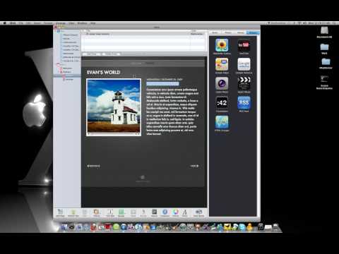 Tutorial / Application Review: iWeb 09 (How To Build a Website Introduction) Check it out!