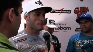 Entrevistas rolando, pesagem Jungle Belt 70kg, Lucio Curado vs Sean Cubby