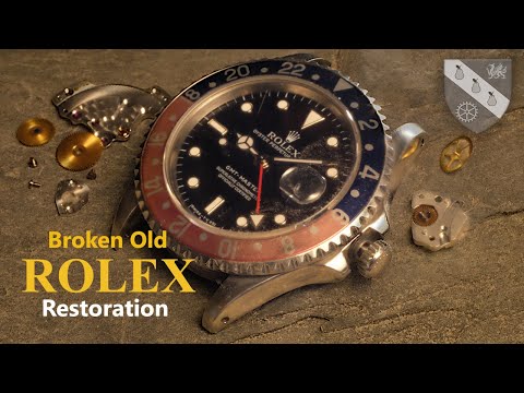 Restoration of a Broken Rolex - GMT Master - Internal Damage