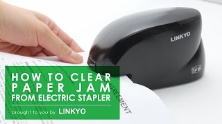 How to Clear a Paper Jam | LINKYO Heavy Duty Electric Stapler