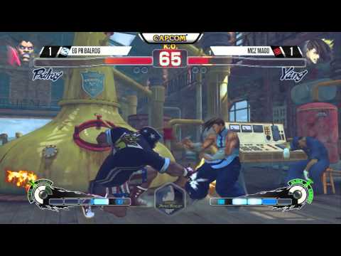 CEO 2015 USF4 Top 8 Losers Bracket - EG PR Balrog (Boxer) vs MCZ Mago (Yang)