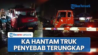 KA Harina Hantam Truk di Kaligawe, Kendaraan Terjebak Melintang di Rel dan Tak Bisa Bergerak