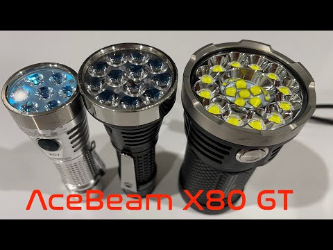 AceBeam X80 GT vs FireFlies E07 Flashlight