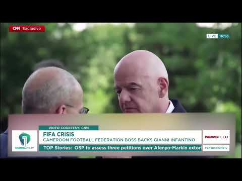 Samuel Eto’o Backs Gianni Infantino to Remain FIFA President