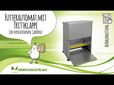 , title : 'Aufbauanleitung Futterautomat für Hühner mit Trittklappe'