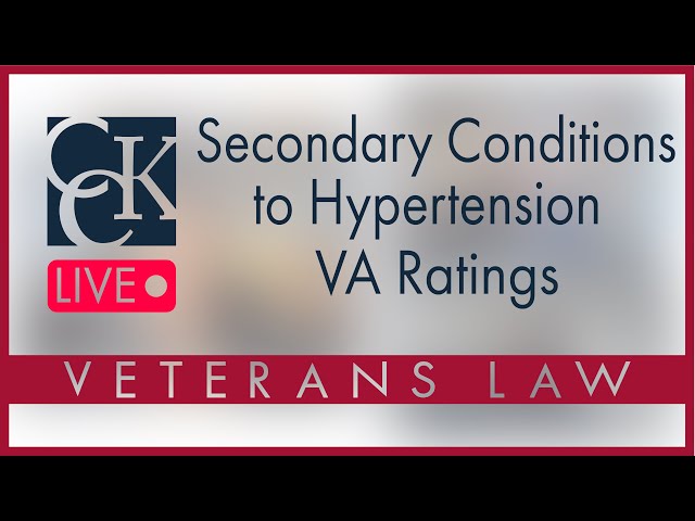 VA Secondary Conditions to Hypertension and Disability Ratings