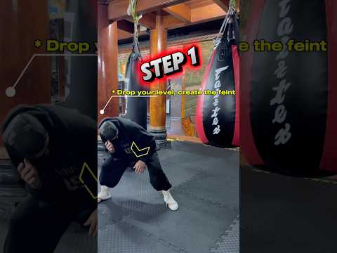 Feint to Hook: Boxing Trick #boxing #mma #fightprep #selfdifence #martialarts #kickboxing #shorts