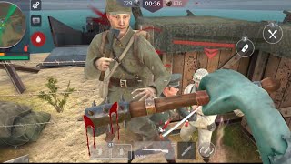 World War 2 Battle Combat Clan War tournament Trench Mace MAX damage Gameplay 