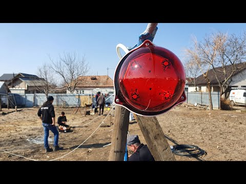 Montare pilon radio Siscani - Vrancea