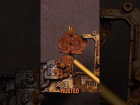 How can we get a rust effect for our Warhammer miniatures and terrain?Dirty Down Rust Tutorial