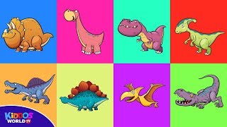 Dinosaurs Puzzle for Kids - Dinosaur Name and Soun