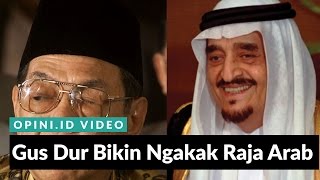 Download lagu 1 MENIT Gus Dur Bikin Ngakak Raja Arab... mp3