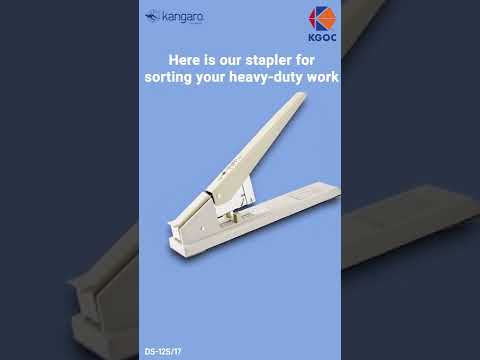 White,light grey kangaro heavy duty stapler, for office, siz...