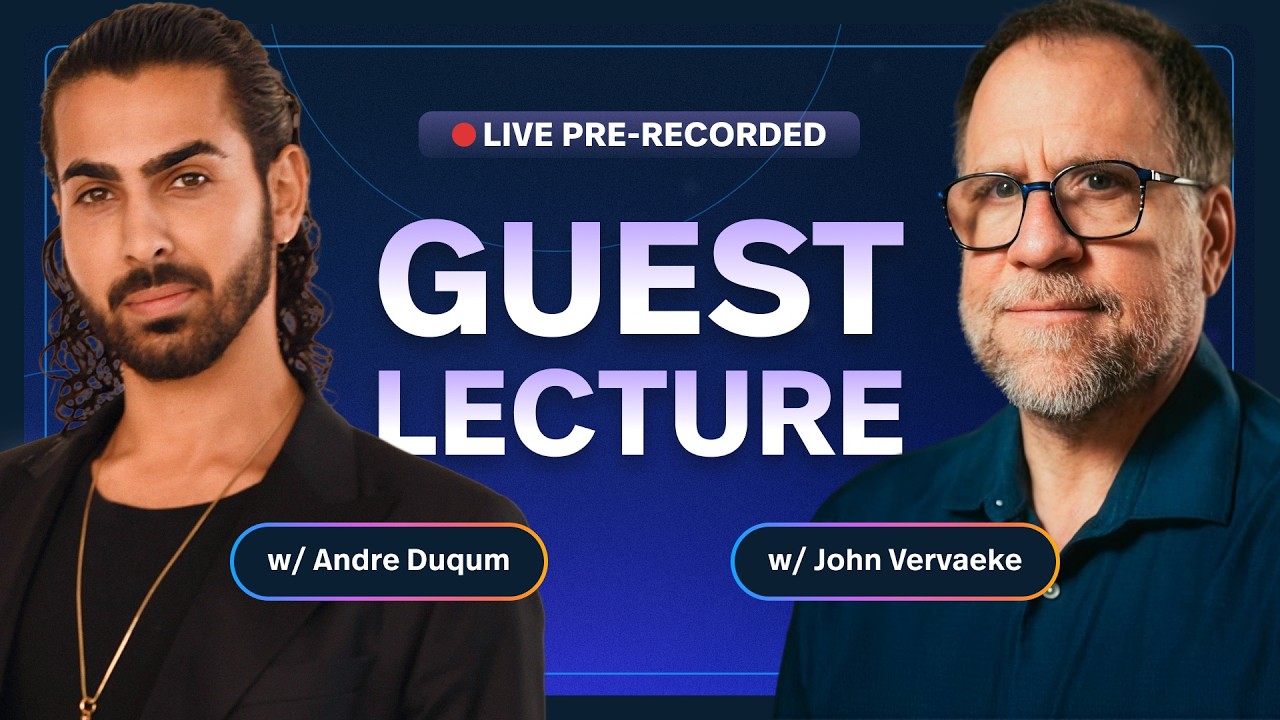 Live Pre-Recorded Guest Lecture w/ Andre Duqum and John Vervaeke | MEMBERS' LIVESTREAM