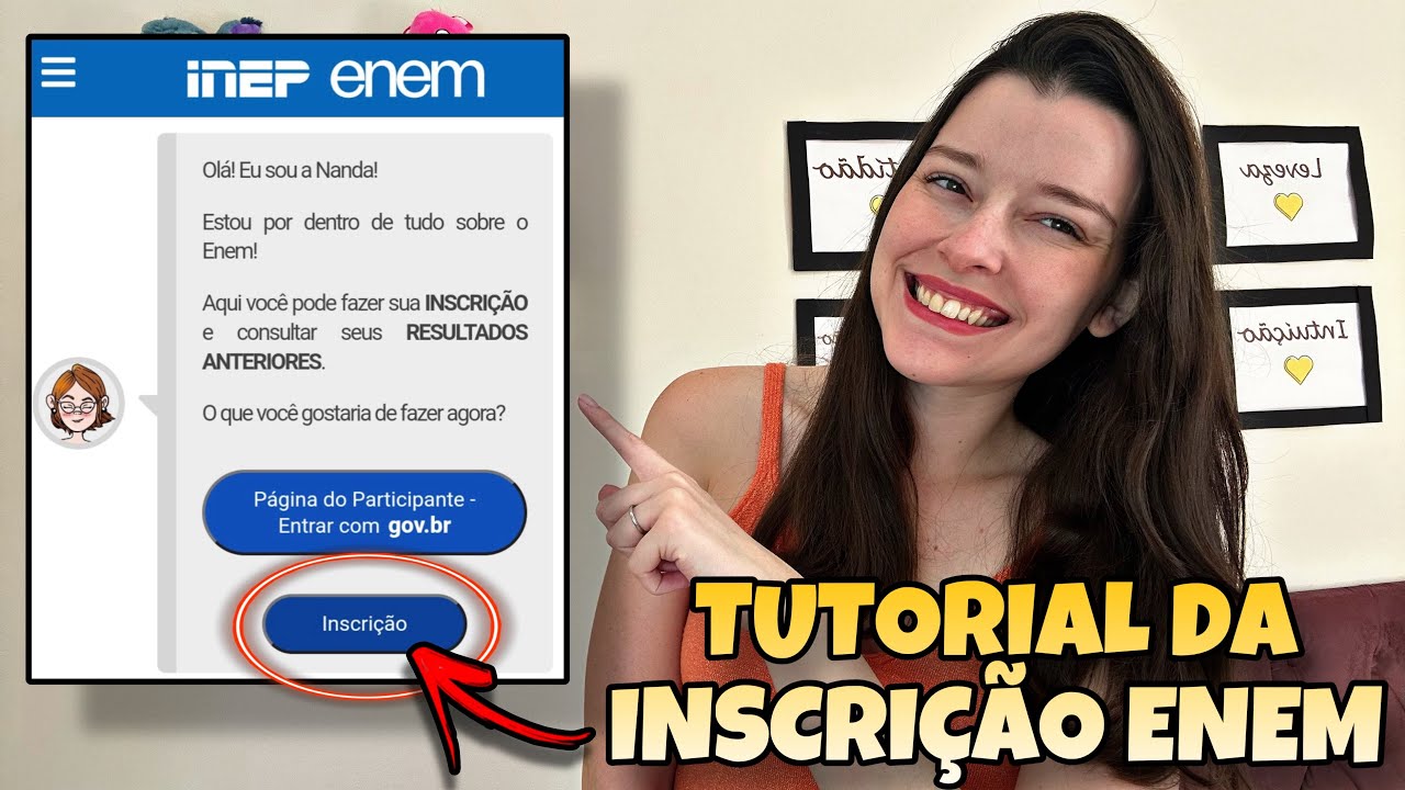 PASSO A PASSO PARA SE INSCREVER NO ENEM 2024 | Como Fazer a Inscrição do Enem?✅