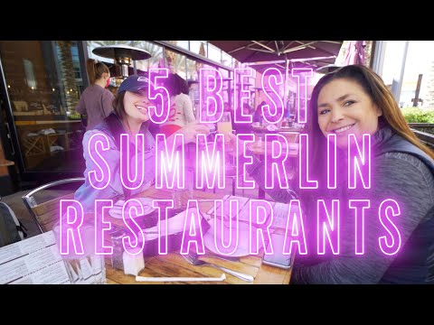 Top 5 Restaurants in Summerlin | The Versatile...