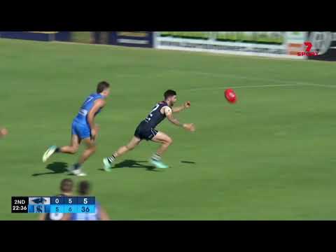 Rd 2 Hostplus SANFL Snapshot - South's Eamon Wilkinson goals from the boundary line