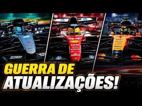 MERCEDES EM ALERTA! Ferrari e McLaren aceleram atualizações!