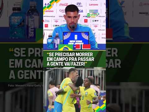 “SE PRECISAR MORRER EM CAMPO PRA PASSAR, A GENTE VAI” #shorts