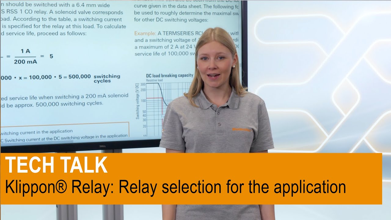 TECH TALK | Klippon® Relay: Correct relay dimensioning for applications