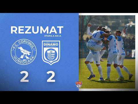 REZUMAT | Corvinul Hunedoara - CS Dinamo, 2-2 (1-0)