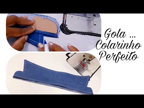 How to make a collar and collar for a dress shirt. Simple technique with a professional finish.