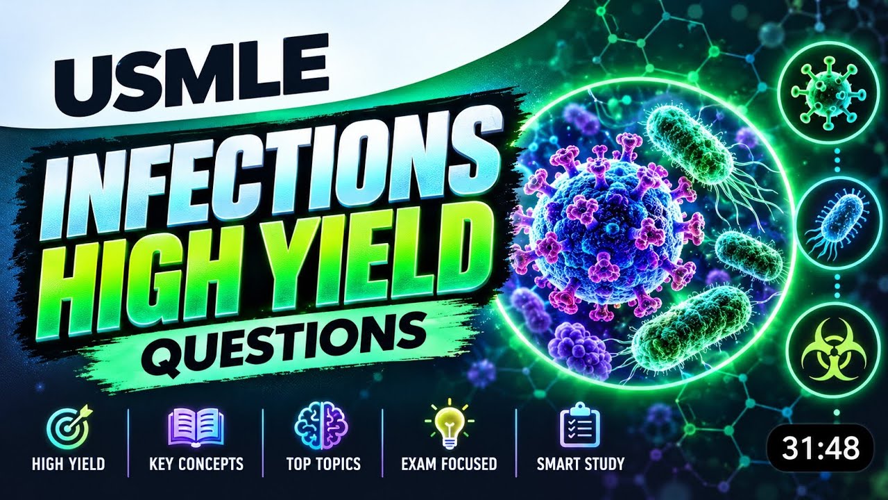  مين قال إنك لازم تحفظ كل جرثومة عشان تبدع بالـ Infection؟ 🦠 | USMLE Step 1 HIGH YIELD