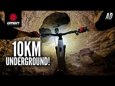 Riding The World's Only Underground Black Trail Was TERRIFYING!