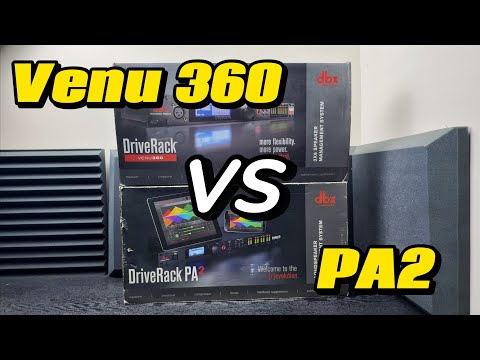 DBX DriveRack PA2 VS Venu360 Procesadores de Audio Digital
