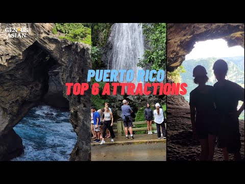 Puerto Rico Top 6 attractions: Castles, El Yunque, Cueva Ventana, Cueva del Indio, Beaches &amp; Bioluminescence