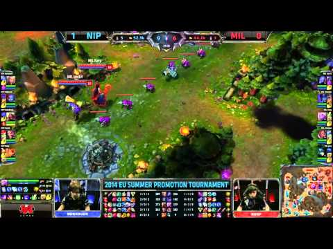MIL vs NiP   Match 2   EU Summer Promotion Qualifier   Team Millenium vs Ninjas In Pyjamas VOD
