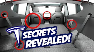 Tesla Model Y interior SECRETS