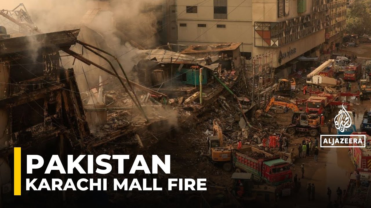Death toll in Karachi mall fire rises to at least 26 in Pakistan