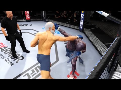 Old Bruce Lee vs. Ronan Accuser - EA sports UFC 4