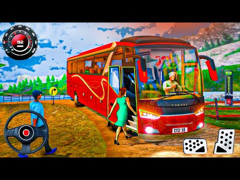 Offroad Tourist Coach Bus Driving - Passengers Transporter Uphill Drive Simulator - Android GamePlay
