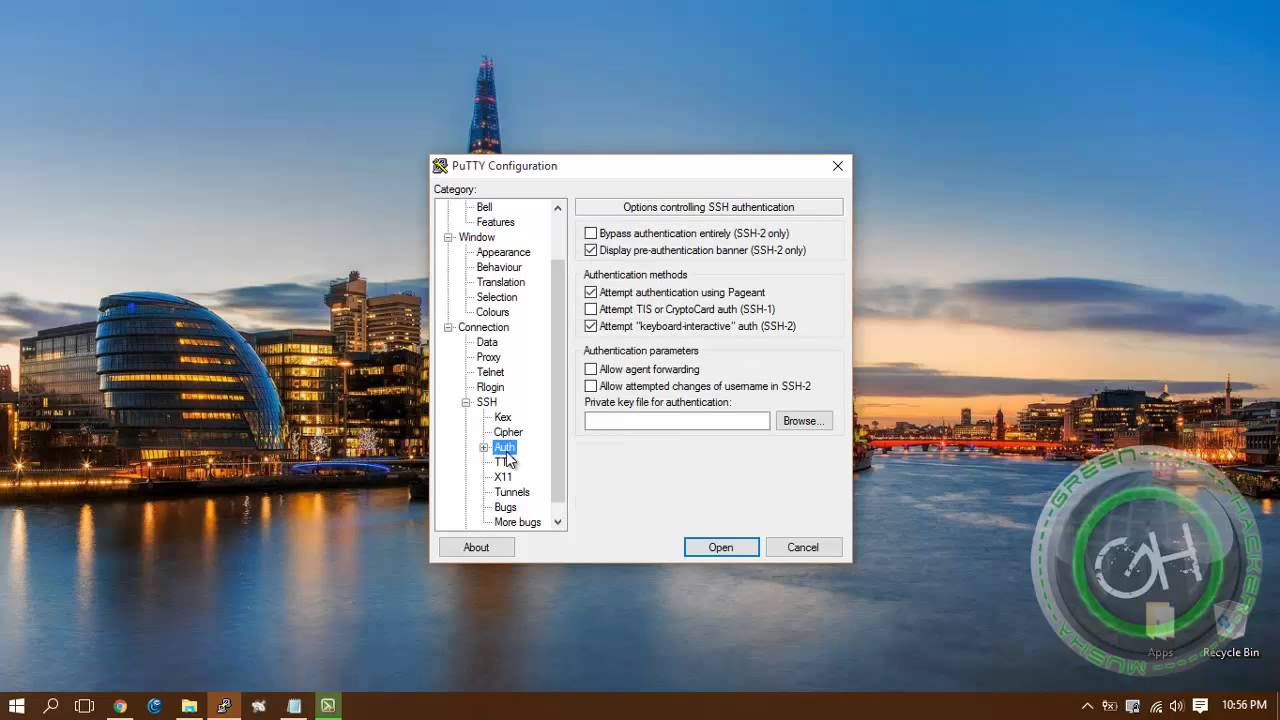 Putty SSH login using Public-Key
