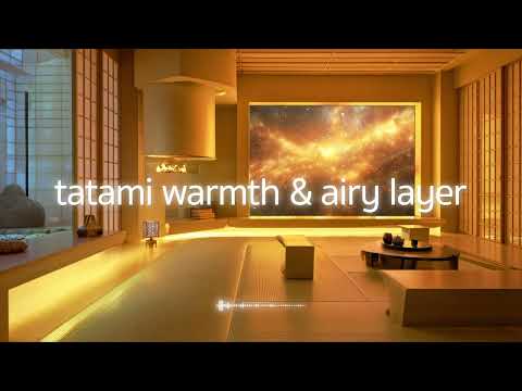 【lofi BGM】Tatami Warmth & Airy Layer｜畳の静寂と木の温もりに溶けるChill音楽
