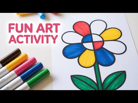 Piet Mondrian art abstract Tutorial for Art Students