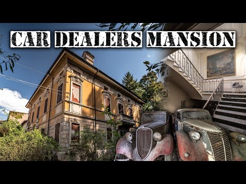 , title : 'Abandoned Italian Car Dealer's Mansion (1900s CLASSIC CARS FOUND)'