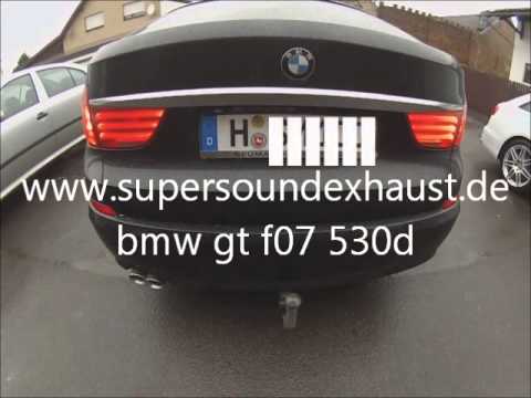 BMW 5er GT F07 F10 F11 Edelstahl Sportauspuff Sound von supersoundexhaust.de