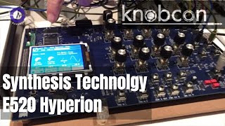 Video thumbnail for Knobcon 2019: Synthesis Technology E520 Hyperion - New Stereo Audio Processor by sonicstate