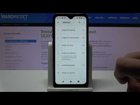 Cómo cambiar idioma en ULEFONE Note 8P - configurar idioma
