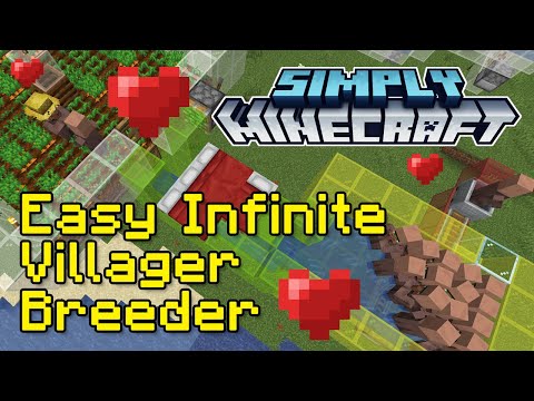 Easy Infinite Villager Breeder - LogicalGeekBoy — Minecraft farm tutorial thumbnail