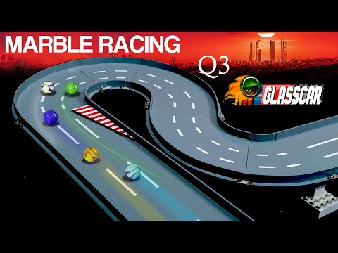 GLASSCAR Season 2 - Q3 Qualifiers - Sun Storms Circuit 3 - Marble race