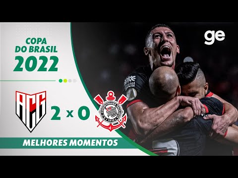 ATLÉTICO-GO 2 X 0 CORINTHIANS | MELHORES MOMENTOS | QUARTAS DE FINAL COPA DO BRASIL 2022 | ge.globo