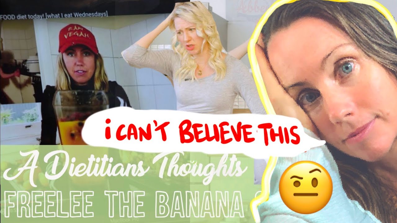 'Dietitian' Abbey Sharp attacks Freelee & her What I eat in a day (unbelievable) #103