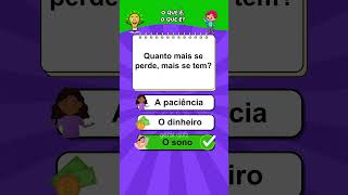Divirta-se com essas charadas incríveis de O que é o que é #quiz #charadas