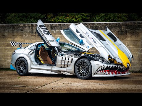 INSANE 'Fighter Plane' Mercedes SLR McLaren HDK by MSO: LOUD Supercharged V8 Sounds
