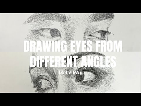 How to draw eyes from different angles pt. 3