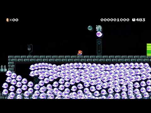 W2-2 | Mario's Mansion by ~ƒ¡®α$~ - Super Mario Maker - No Commentary 1bq